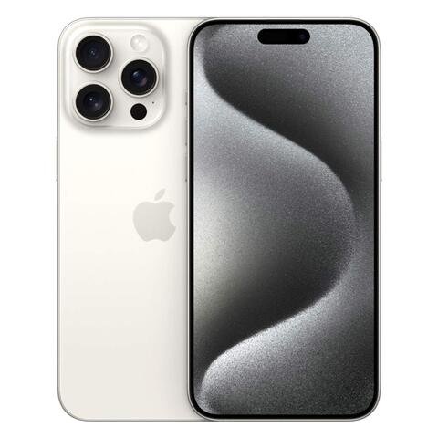 ابل ايفون 15 برو ماكس- 1 تيرا - تيتانيوم ابيض