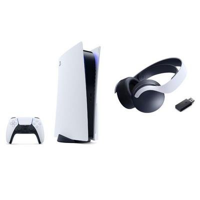 بلاي ستيشين 5- مع سماعة لا سلكية- أداة تحكم